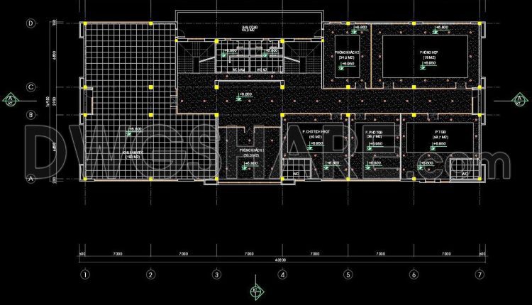 196. Free Download CAD Drawings of Ceiling and Lighting Layout for Building Design (2)
