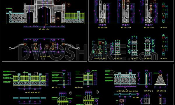 7 months ago
                

                
             316222. Download free CAD drawings of gates, fences, and construction details