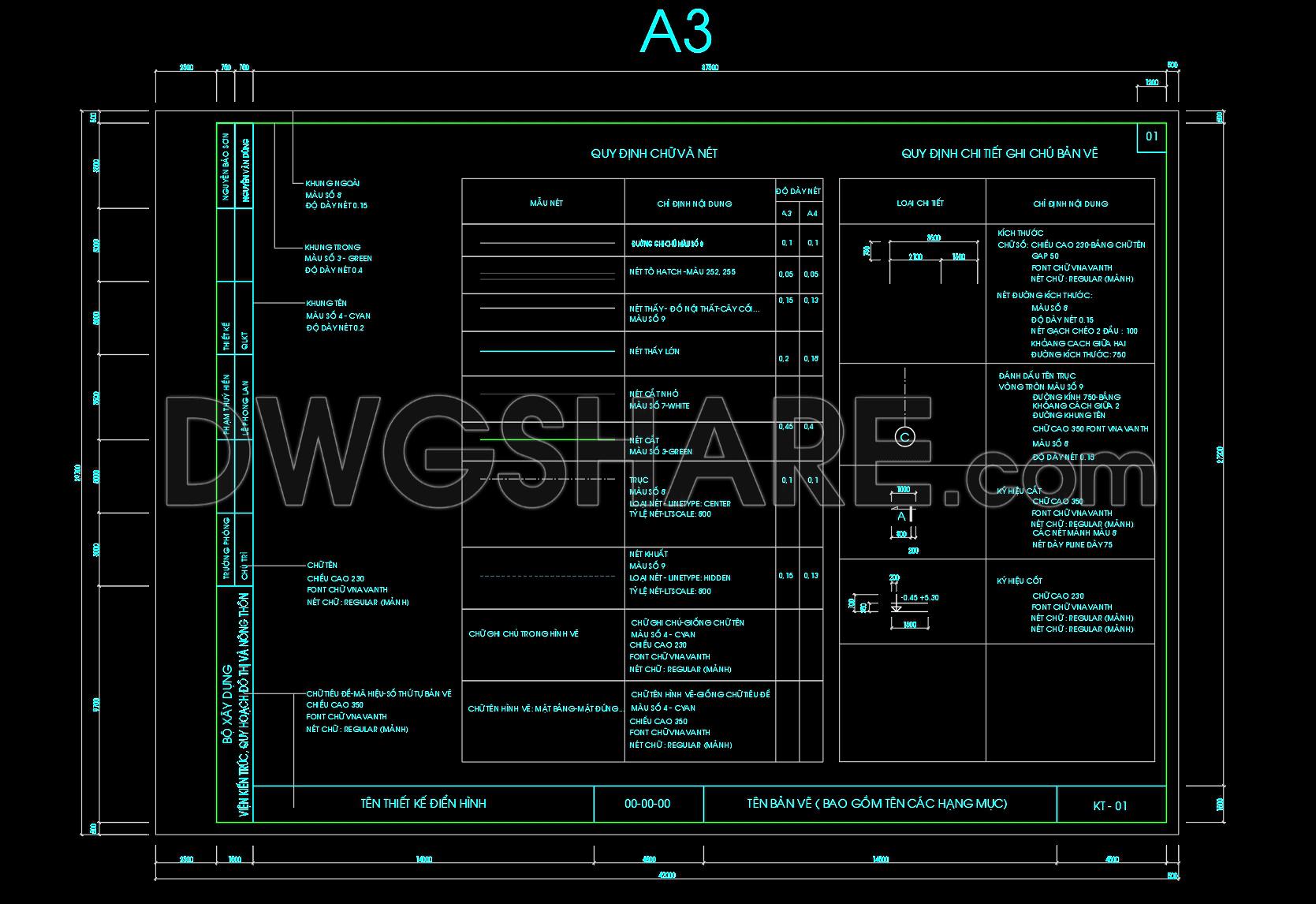 33. Free Download – Title Block Layout and ISO in Metric (2)