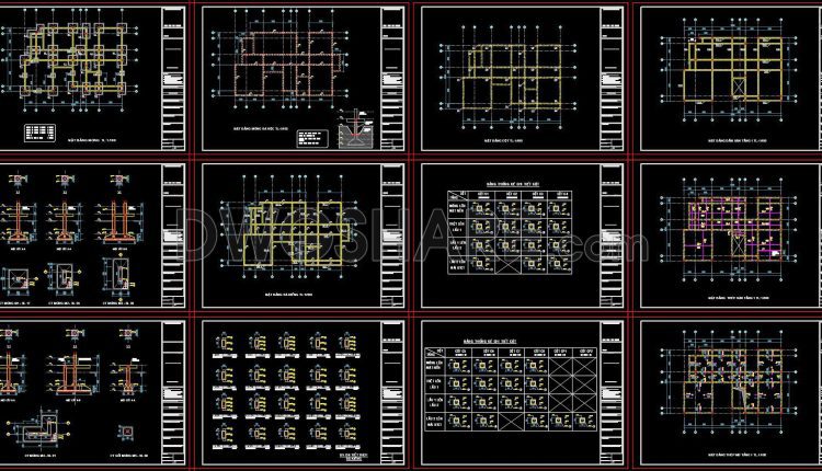357.-free-download-of-structural-cad-drawings-for-12.4m-x-19m-reinforced-concrete-townhouse-1