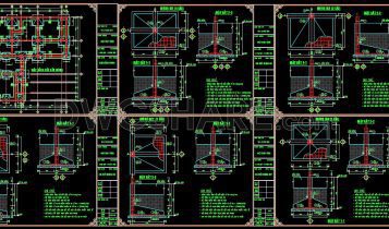 833. Free Download CAD Drawings of Corner Glass Partition (uPVC Frame)