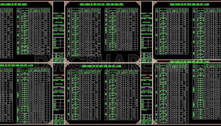 359. Free Download of Structural CAD Drawings for 15.5m x 16m Reinforced Concrete Townhouse (7)