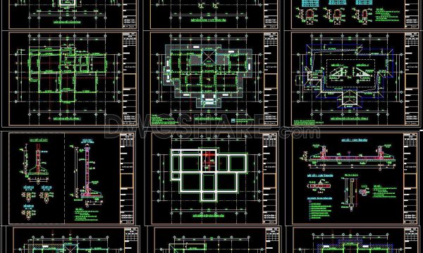 8 months ago
                

                
             415360. Free Download of Structural CAD Drawings for 12.1m x 19.5m Reinforced Concrete Townhouse
