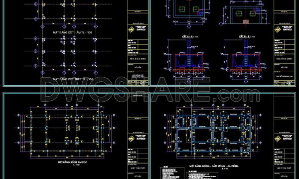 7 months ago
                

                
             277363. Free Download of Structural CAD Drawings for 7.5m x 13.5m Reinforced Concrete Townhouse