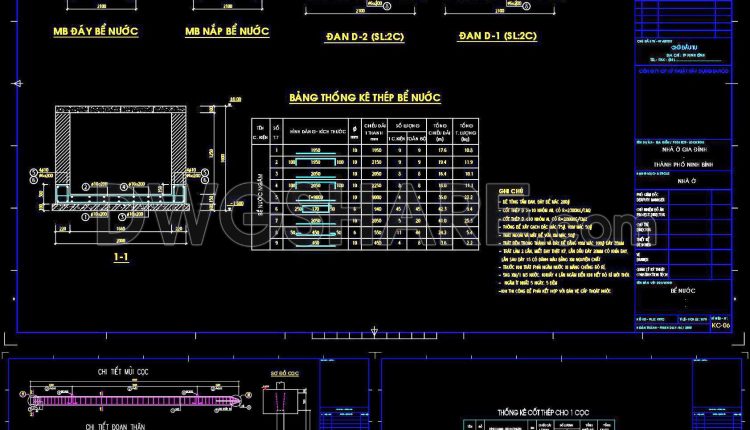 364. Free Download of Structural CAD Drawings for 11m x 12m Reinforced Concrete Townhouse (6)
