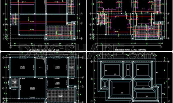7 months ago
                

                
             170367. Free Download of Structural CAD Drawings for 9.5m x 11.5m Reinforced Concrete Townhouse