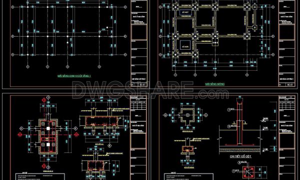 7 months ago
                

                
             214369. Free Download of Structural CAD Drawings for 9.3m x 15.8m Reinforced Concrete Townhouse