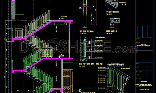 7 months ago
                

                
             365381. Free Download detailed CAD drawings of townhouse stairs