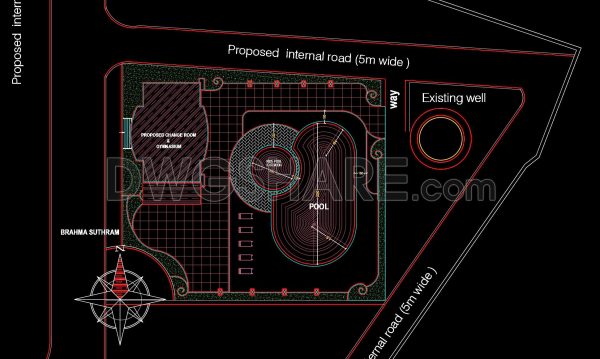 7 months ago
                

                
             60043. Free download Construction proposal for a swimming pool, changing rooms, and gym