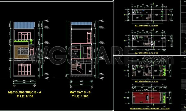7 months ago
                

                
             598434. Download Cad Design Drawings For A 3-story House With Dimensions 5m x 13.7m