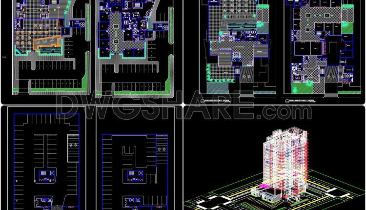 46. Download Detailed Architectural Cad Drawings Of A Residential Building (1)