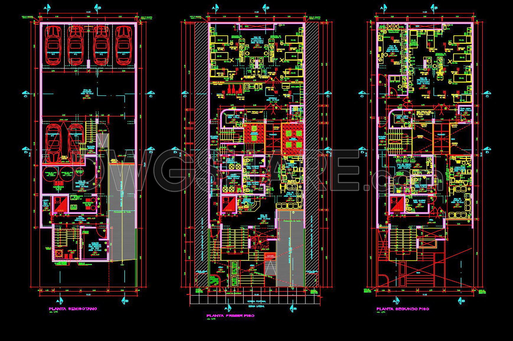 51. Download Architectural CAD Drawings of a Hemodialysis Clinic (1)