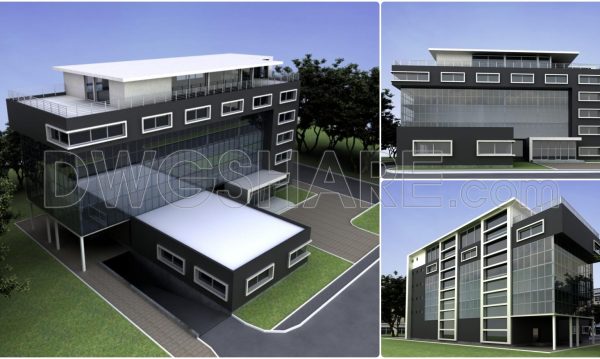 62. Free download administrative building architectural drawing AutoCAD DWG