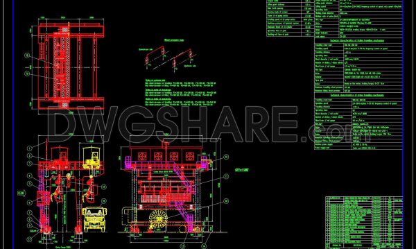 7 months ago
                

                
             217656. Structural Gantry Grab Bucket Elevation and Section – CAD Drawing DWG