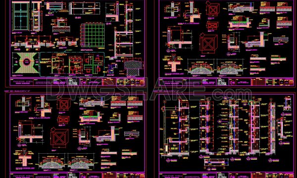 7 months ago
                

                
             885676. Hostel Building Construction Details – Free CAD Drawing