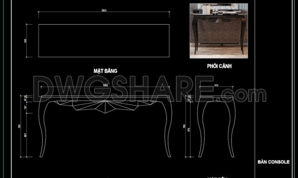 7 months ago
                

                
             34770. Free Access to Living Room Console Table CAD Drawings