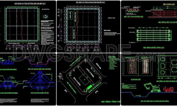 71. Free Download – Construction Method Drawings for Villas and Townhouses in Urban Areas