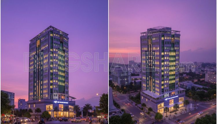 75. Download The Design Concept Drawings For A 16-storey Office Building With A Total Area Of 12,300 M2 (2)