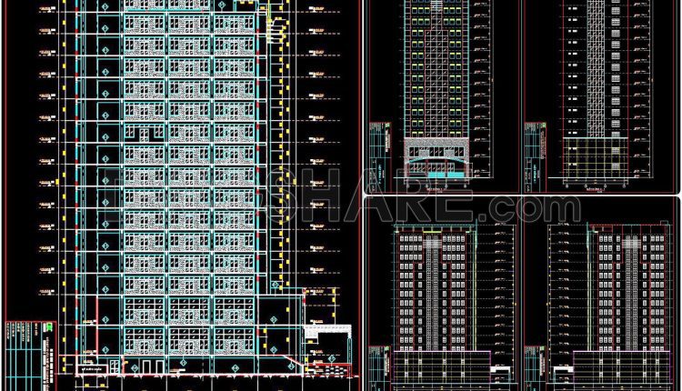 75. Download The Design Concept Drawings For A 16-storey Office Building With A Total Area Of 12,300 M2 (4)