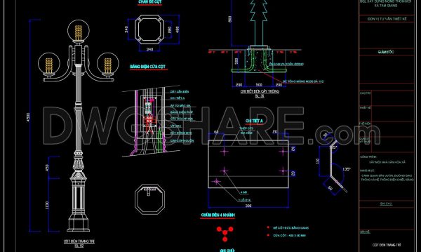 7 months ago
                

                
             71275. Free Download – Decorative Garden Light Pole Detail Drawing