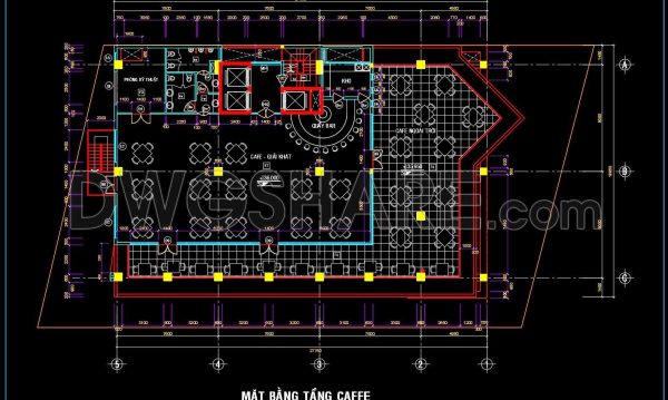 7 months ago
                

                
             2,40476. Free Download CAD Drawing of Rooftop Café Floor Plan for an 8-Storey Office Building