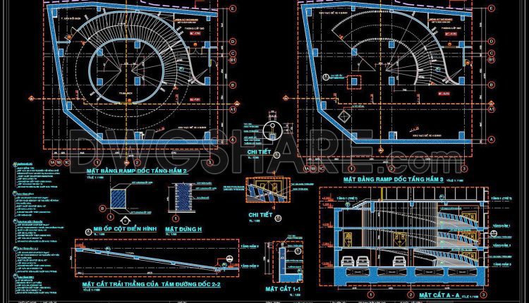 78. Basement Ramp Detail Drawing (2)