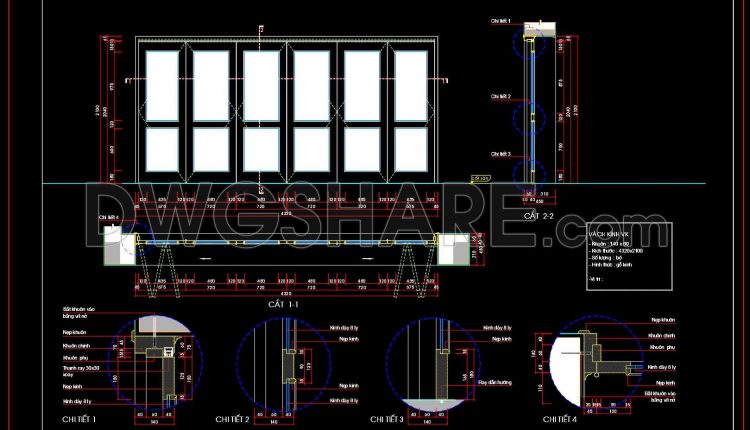 805. Free CAD drawings of 6-panel sliding wooden louvered doors (1)