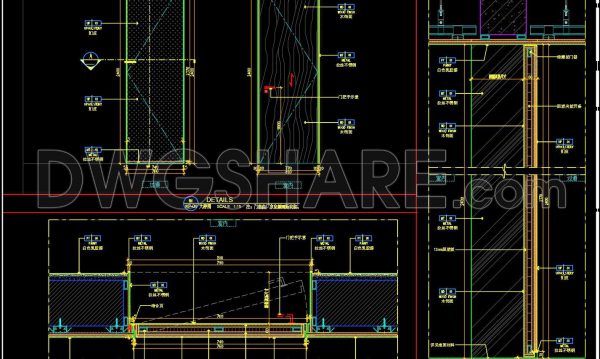 7 months ago
                

                
             382811. CAD Drawing – Wood Veneer Hidden Door (Concealed Frame Door Detail)