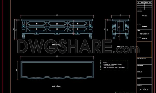 7 months ago
                

                
             18086. Free Download Living Room TV Cabinet 2D CAD Drawing