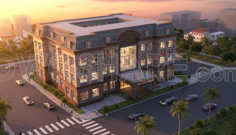 111. Download The 3-storey Office Building Design Drawings With A Total Floor Area Of 1,600 M2 (4)