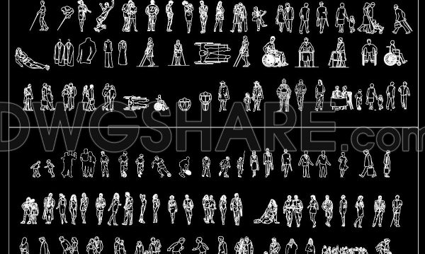 6 months ago
                

                
             388127. Architectural People DWG Library – Walking, Working, Crowd Blocks