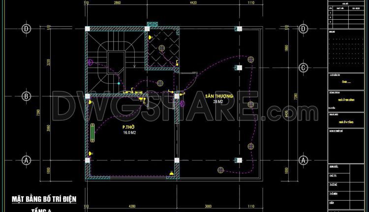 142. Free Download Electrical Design Drawings for a 4-Story Townhouse (1)