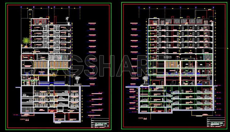 148. Download Cad Drawings Of A 5-star Hotel With A Casino (5)