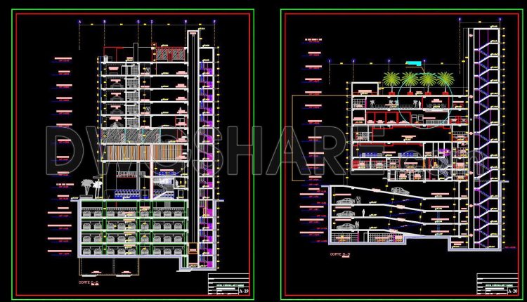 148. Download Cad Drawings Of A 5-star Hotel With A Casino (6)