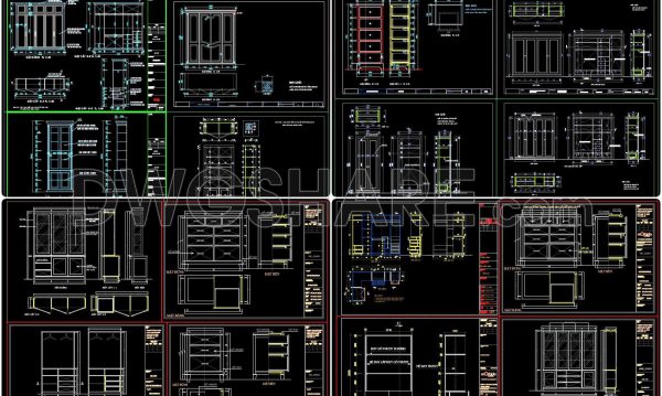 6 months ago
                

                
             1,221150. Download Classic & Neoclassical Wardrobe CAD Shop Drawings – Detailed Interior Furniture Design