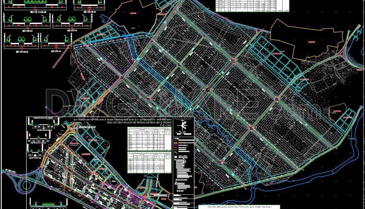 157. Download Detailed Traffic Planning Map Cad Drawing (1)