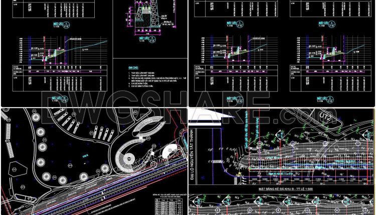 160. Download Seawall (sand Protection) Design Cad Drawing (1)