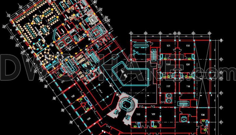 171. Download The Architectural Drawings Of The 8-storey Majestic Hotel With A Total Floor Area Of 22,400 M2 (3)