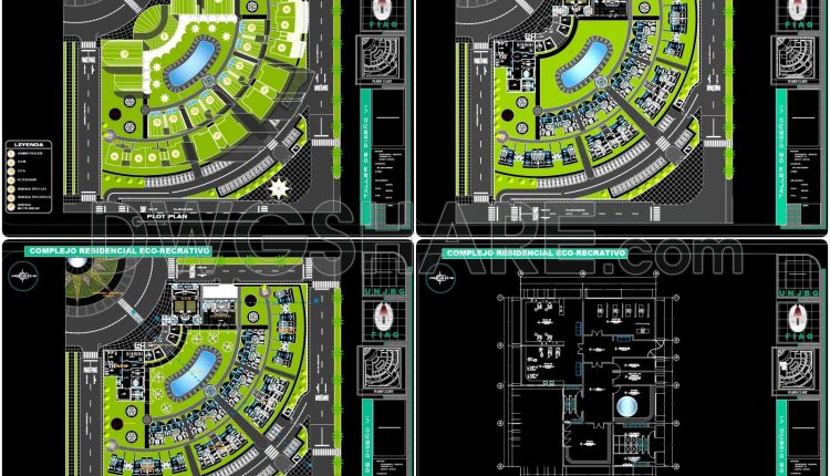 177. Download Self-sufficient Housing Complex Cad Drawings (1)