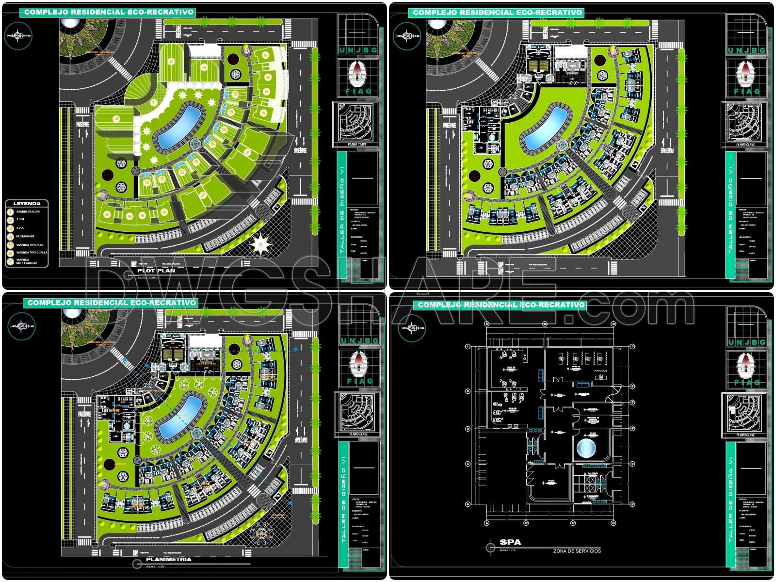 177. Download Self-sufficient Housing Complex Cad Drawings (1)