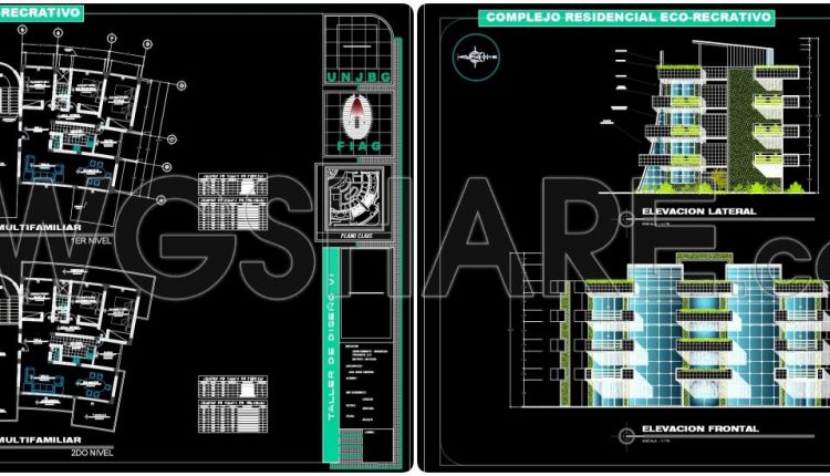 177. Download Self-sufficient Housing Complex Cad Drawings (3)