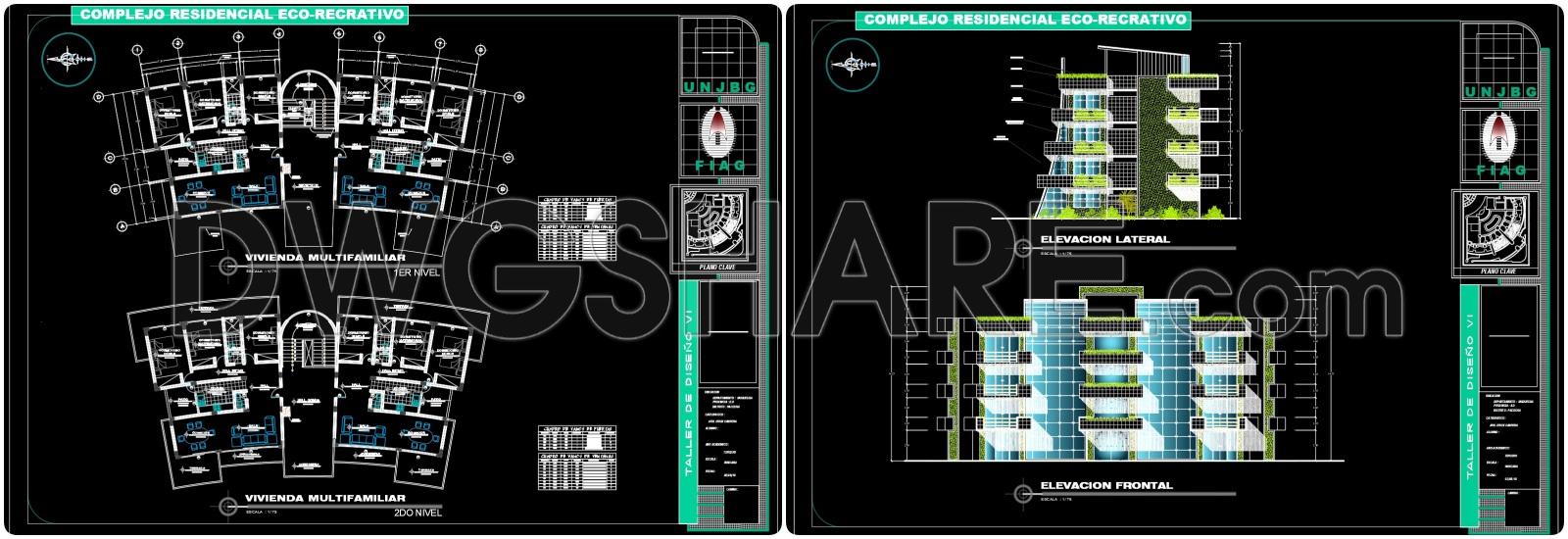 177. Download Self-sufficient Housing Complex Cad Drawings (3)