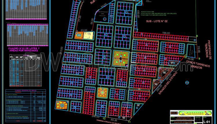 178. Download The Autocad File For The Oasis De America Project Subdivision Plan (1)