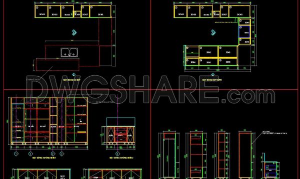 6 months ago
                

                
             331209. Residential Kitchen Cabinet Construction Drawings – Free CAD File