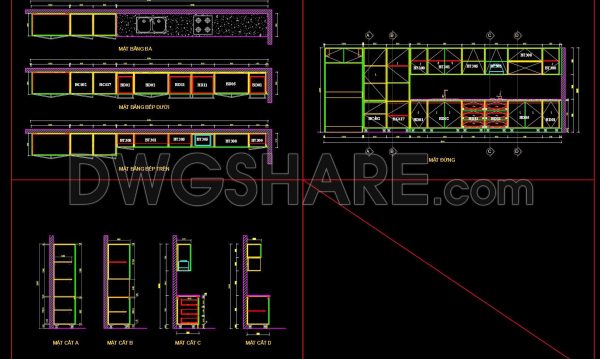 6 months ago
                

                
             350210. Download Free Detailed CAD Drawings of Home Kitchen Cabinets