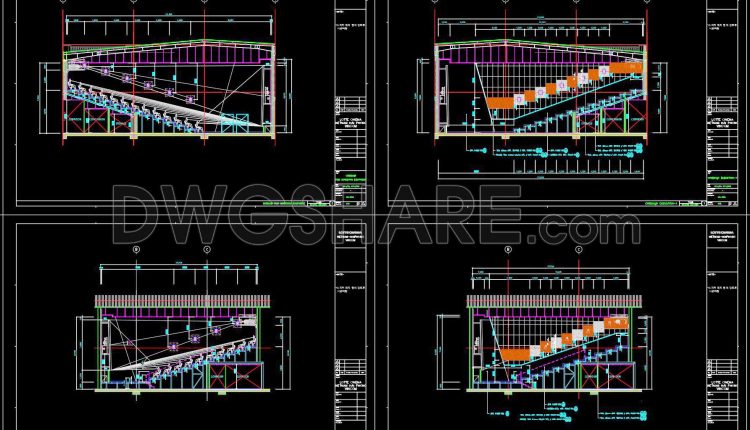24. Cinema Interior Cad Drawing Set – Detailed Auditorium Layout And Technical Documentation (2)