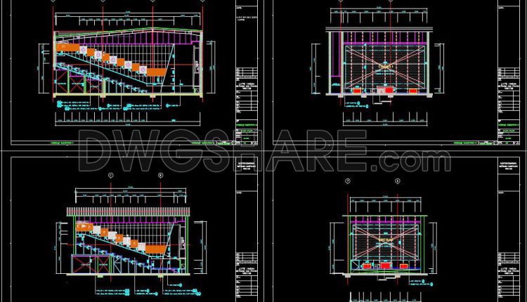 24. Cinema Interior Cad Drawing Set – Detailed Auditorium Layout And Technical Documentation (3)