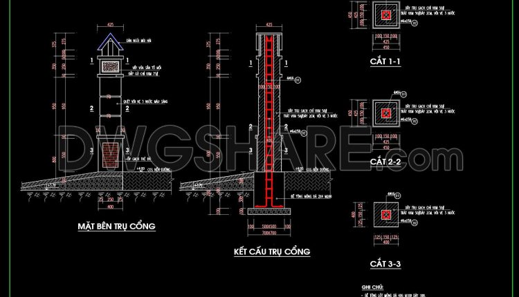 240. Download free CAD drawings of gates, fences, and construction details (1)