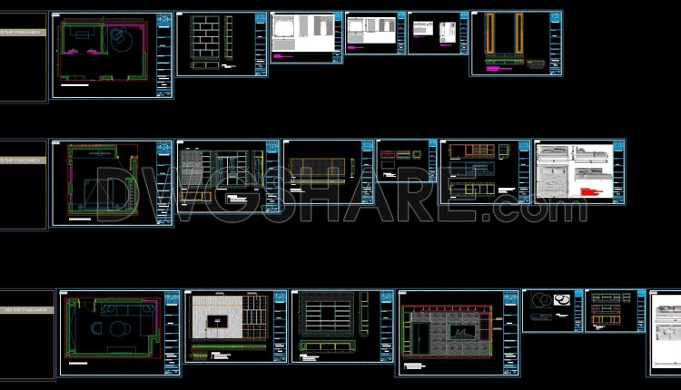 28. Download Full Interior Design Drawing Set For A 2-storey House 8.6m X 17m (10)