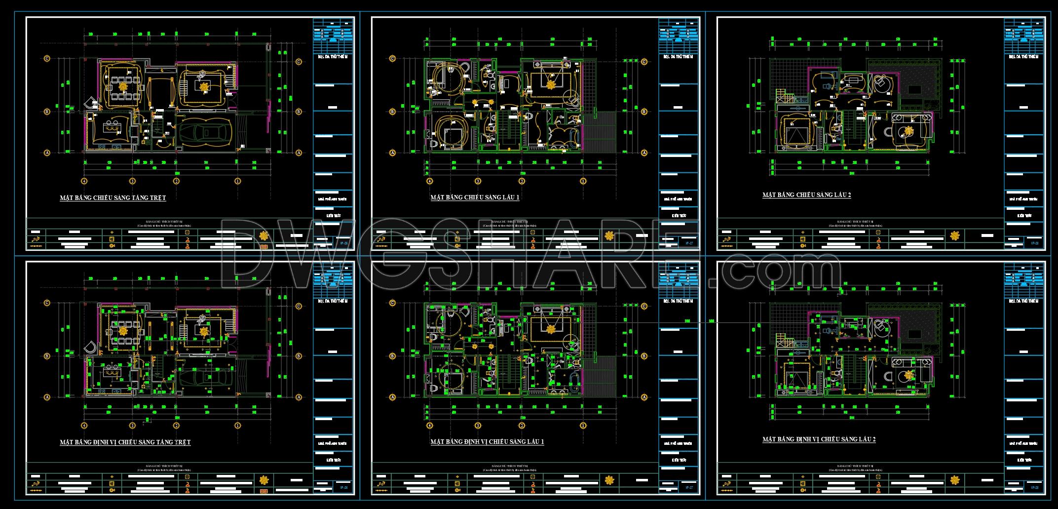 28. Download Full Interior Design Drawing Set For A 2-storey House 8.6m X 17m (4)